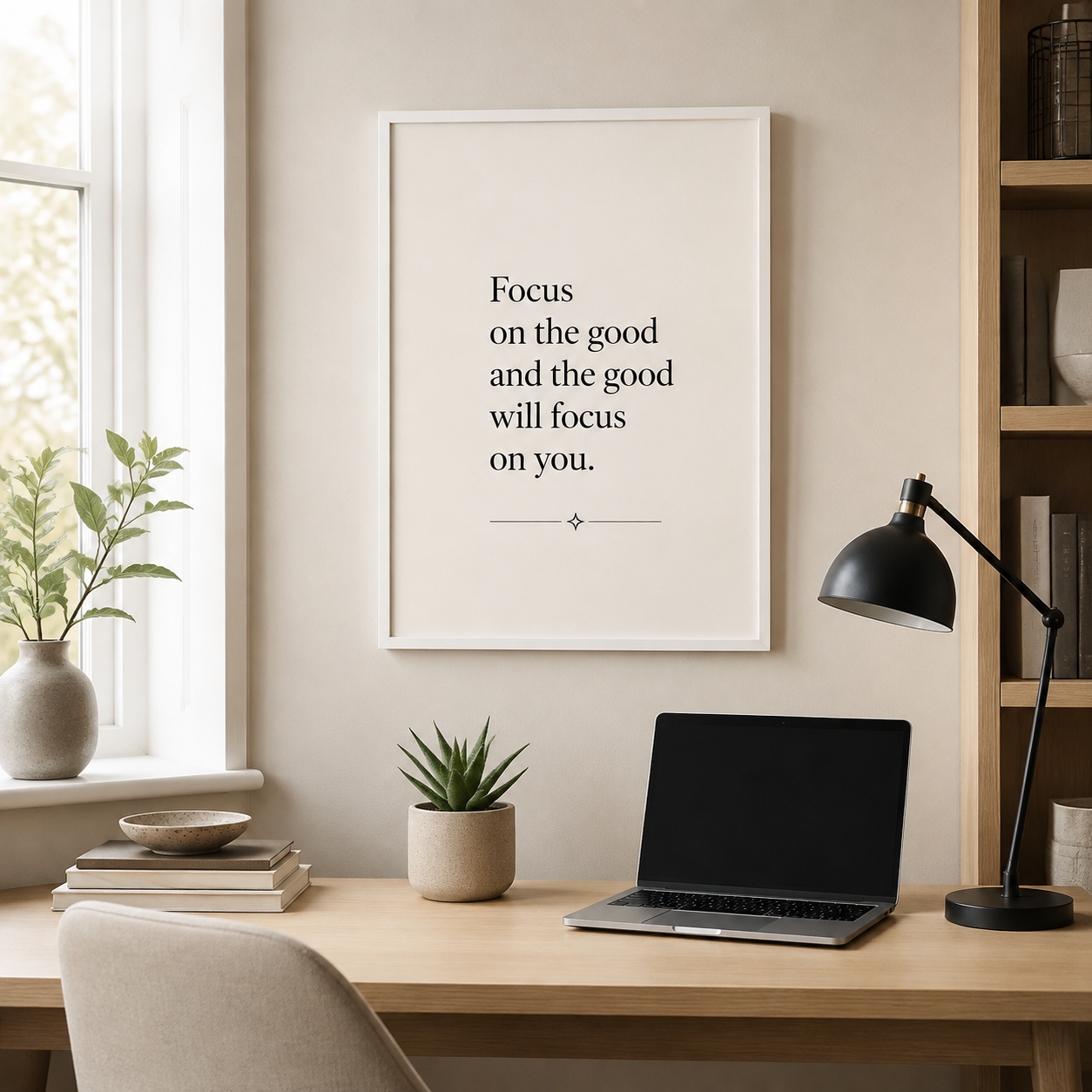 Typography wall art
